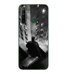 Batman Tasarım Süper Şeffaf Silikon Telefon Kılıfı Oppo Realmi 5i