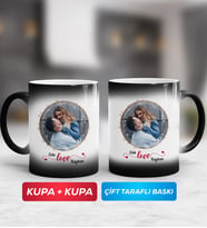 İkili Sevgiliye Sevgililer Günü Hediyesi 11 Sihirli Kupa Bardak