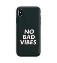 Iphone X No Bad Tasarımlı Siyah Lansman Telefon Kılıfı