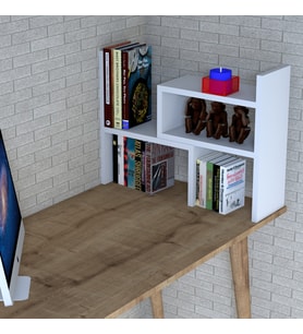 Emkawood Libro Masa Üstü Kitaplık Raf