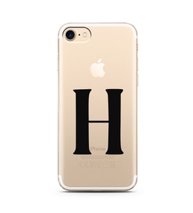 Iphone 7 Harf Tasarımlı Telefon Kılıfı H-Harfi 