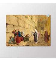 Arty Tablo Die Klagemauer in Jerusalem Tablo (Karışık)