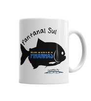 Piranha Balık Kupa Bardak Porselen