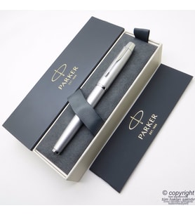 Parker Im Metal Silver CT Roller Kalem  Parker Kalem  İsme Özel Kalem  Hediyelik Kalem