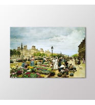 Arty Tablo Paris Çiçekçileri Tablo (Karışık)
