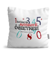 BK Gift Kişiye Özel İlköğretim Matematik Öğretmeni  Yastık