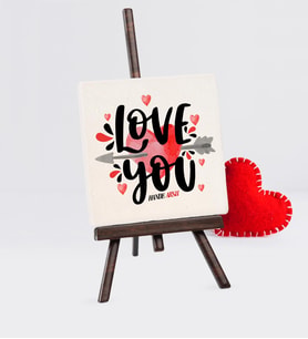 BK Gift Kişiye Özel Seni Seviyorum Şovaleli Doğal Taş  2