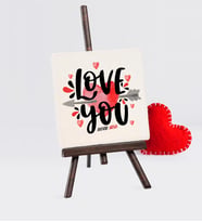 BK Gift Kişiye Özel Seni Seviyorum Şovaleli Doğal Taş  2