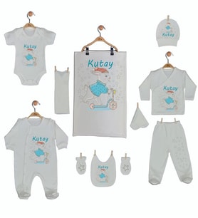 Pia Baby GL 1926 10 Parça İsme Özel Hastane Çıkışı