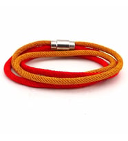 SARI KIRMIZI SARMA MIKNATISLI KLİPS ERKEK BİLEKLİK BT627