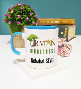 Orman Mühendisi Kupa Bardak Mavi