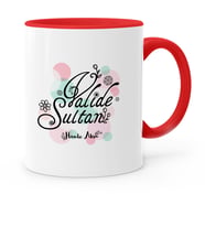 BK Gift Kişiye Özel Valide Sultan Kırmızı Kupa Bardak  3