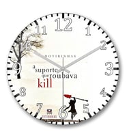 A Suporte Que Roubava Kill Duvar Saati Bombeli Gercek Cam