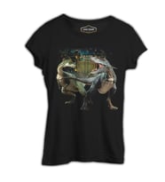 Jurassic World II Siyah Kadın Tshirt