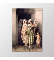 Arty Tablo Hamamda Kadınlar Tablo (Karışık)