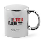 BK Gift Kişiye Özel Mesleki Mikroelektronik Mühendisi Krom Kupa Bardak  1