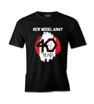 New Model Army - 40 Years Siyah Erkek Tshirt