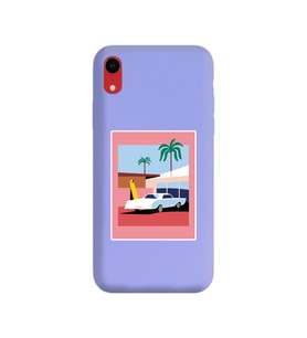 Mor Lansman Kılıf iPhone XR