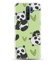 Kılıfland Xiaomi Redmi 9 Kılıf Silikon Resimli Kapak Panda İn The Forest Stok 830