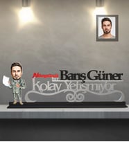 Kişiye Özel Asker Karikatürlü Kolay Yetişmiyor Ahşap Biblo Bay-3