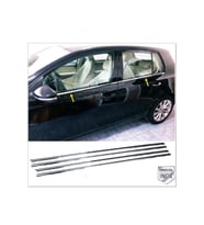 VW Golf 6 Krom Cam Çıtası 4 prç. 2009-2013 Arası P. Çelik