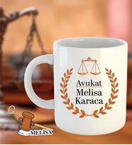 İsme Özel Avukatlar Günü Kupa Bardak ve Anahtarlık