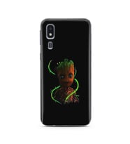Baby Groot Tasarım Süper Şeffaf Silikon Telefon Kılıfı Samsung A2 Core