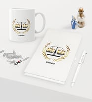 BK Gift Kişiye Özel Avukat Temalı Beyaz Defter Kalem Kupa Seti - 1 (Model 1)