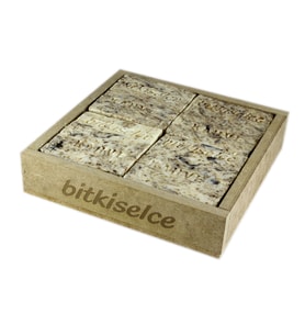 Bitkiselce El Yapımı Kahve Sabunu 450 gr. 4 kalıp sabun