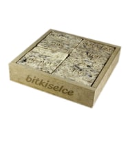 Bitkiselce El Yapımı Kahve Sabunu 450 gr. 4 kalıp sabun