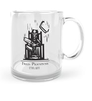 BK Gift Kişiye Özel Tarot High Priestess Azize Cam Kupa Bardak