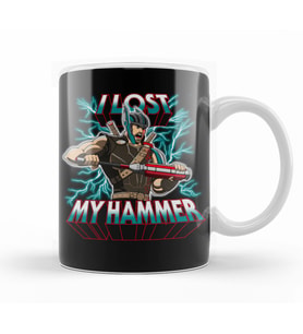 Thor I Lost My Hammer Kupa Bardak Porselen