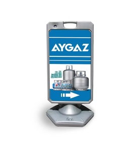 Aygaz  Tüp   Reklam ve Yönlendirme Uyari Dubasi A Tabela Gri