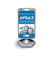 Aygaz  Tüp   Reklam ve Yönlendirme Uyari Dubasi A Tabela Gri