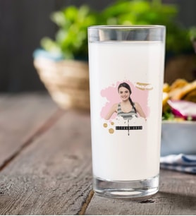 BK Gift Kişiye Özel İsimli Fotoğraflı Rakı Bardağı-3 (Beyaz)