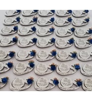 Kişiye Özel Ahşap Magnet Hatıra (Bej)