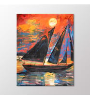 Arty Tablo Yelkenli Tablo (Karışık)