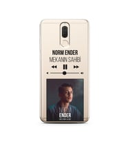 Norm Ender Mp3 Tasarımlı Süper Şeffaf Silikon Telefon Kılıfı Huawei Mate 10 Lite
