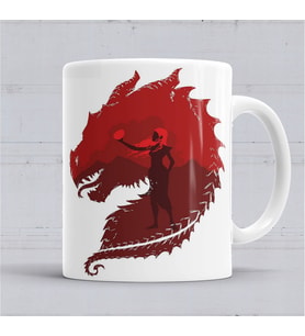 Game Of Thrones Mother Of Dragon Kupa Bardak Porselen