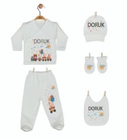 Pia Baby GL 1918-05 İsme Özel Beşli Zıbın Set