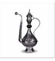 Sultan Tuğra Motifli Antep Bakır ibrik