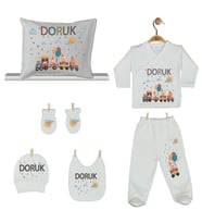 Pia Baby Gl 1918-08 İsme Özel Yastık Zıbın Set