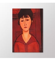 Arty Tablo Tete de Jeune Fille Tablo (Karışık)