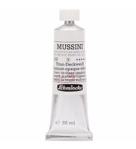 Mussini 35ml Yağlı Boya Seri:1 No:103 Titanium Opaque White