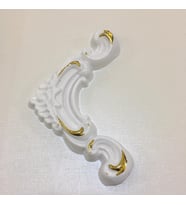 Decogold Beyaz Altın Duvar Çıtası Geçmeli Köşe Motifi 4 cm DGM-111