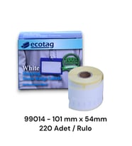 Dymo LW Etiket Muadili Ecotag 101 mm x 54 mm - 220 Adet