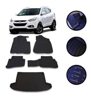 Hyundai Tucson 2015-2022 Arası 4D Havuzlu Oto Paspas Ve Bagaj Set
