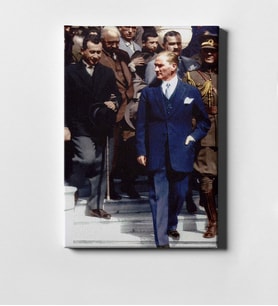 BK Gift Kişiye Özel Atatürk Kanvas Tablo 50x70cm 31