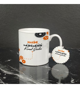 Makine Mühendisi Kupa Bardak ve Anahtarlık Set 006