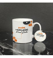 Makine Mühendisi Kupa Bardak ve Anahtarlık Set 006